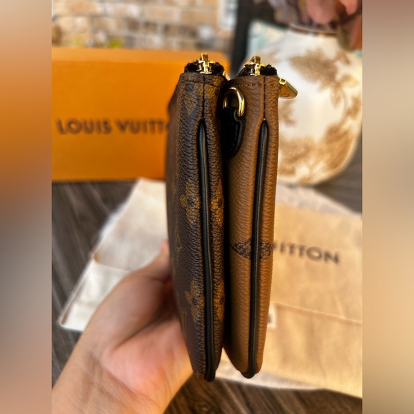 Monogram Giant Double Zip Pochette #3 - Picture 10 of 16